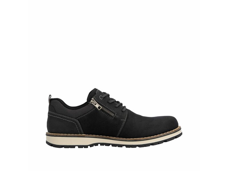 Rieker - Schn&uuml;rhalbschuh - Schwarz 