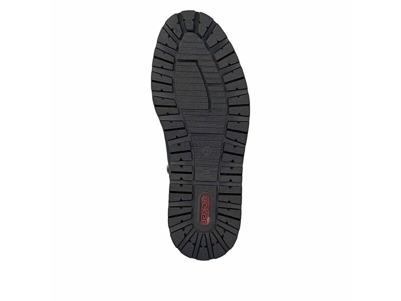 Rieker - Schn&uuml;rhalbschuh - Schwarz 