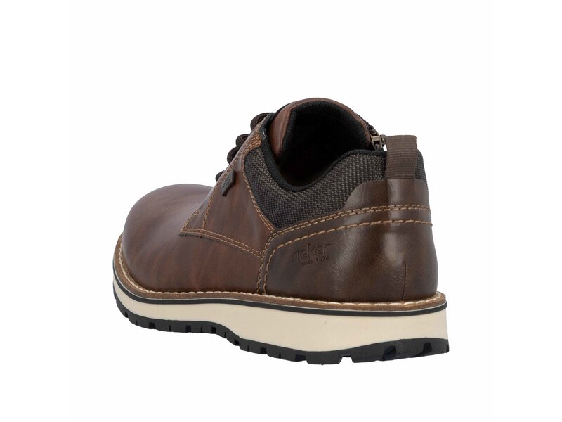 Rieker - Schn&uuml;rhalbschuh - Braun 