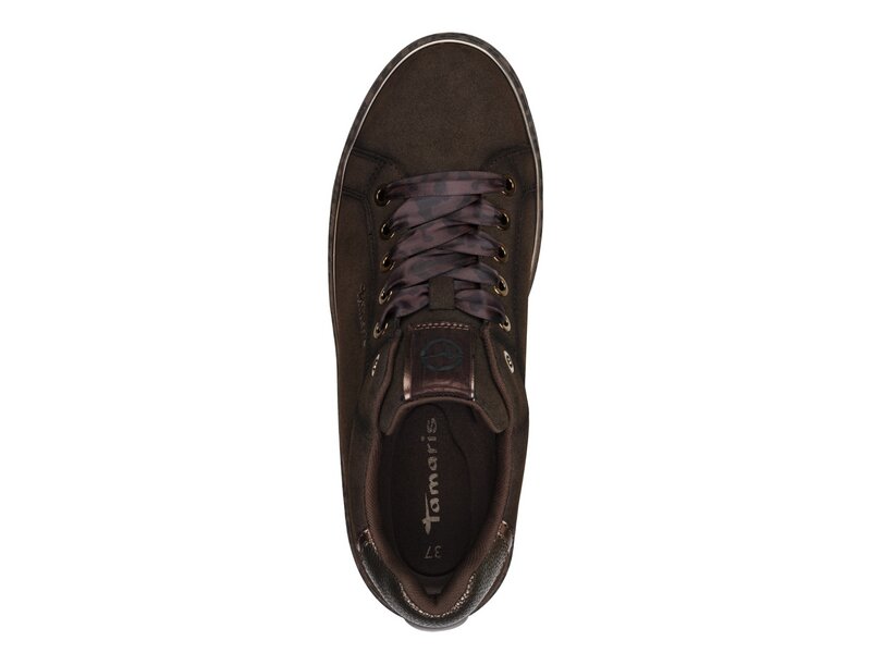 Tamaris - Schn&uuml;rschuhe - Braun 