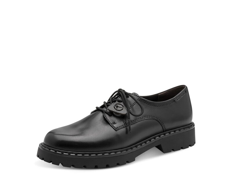 Tamaris - Schn&uuml;rschuhe - Schwarz 