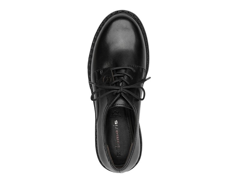 Tamaris - Schn&uuml;rschuhe - Schwarz 