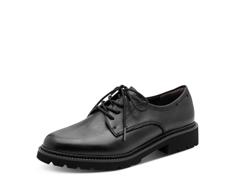 Tamaris - Schn&uuml;rschuhe - Schwarz 