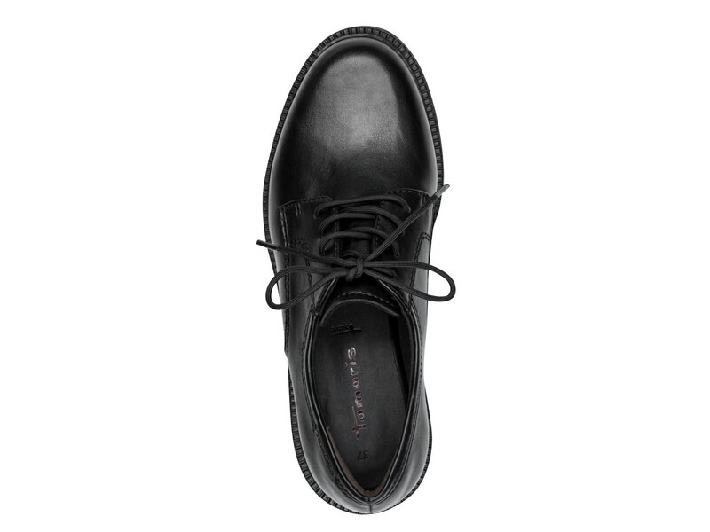 Tamaris - Schn&uuml;rschuhe - Schwarz 