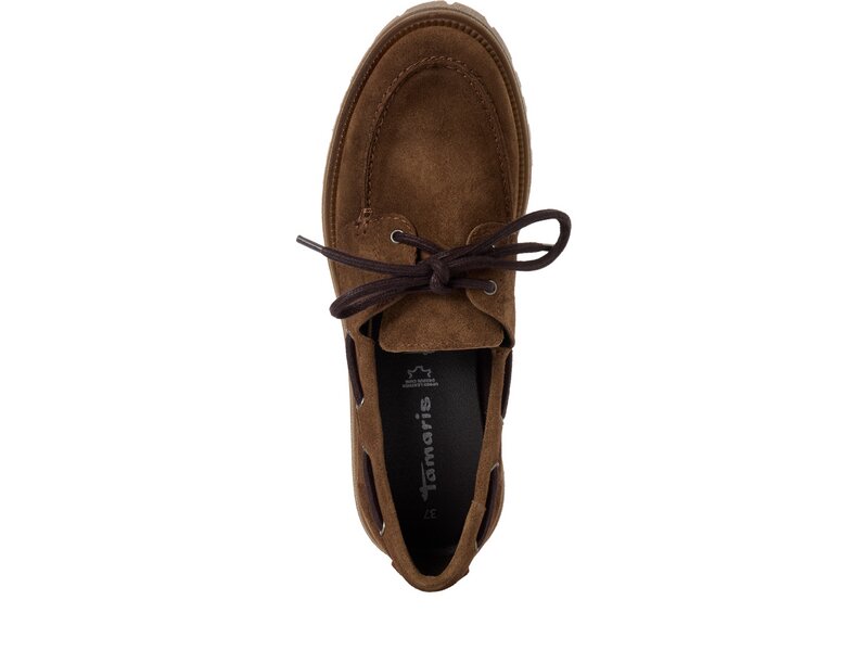 Tamaris - Schn&uuml;rschuhe - Braun 