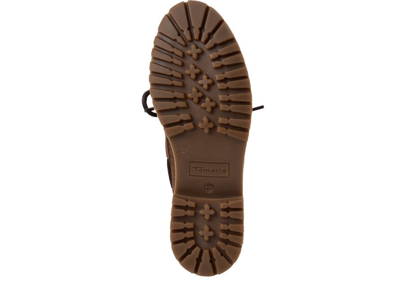 Tamaris - Schn&uuml;rschuhe - Braun 