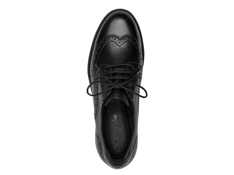 Tamaris - Schn&uuml;rschuhe - Schwarz 