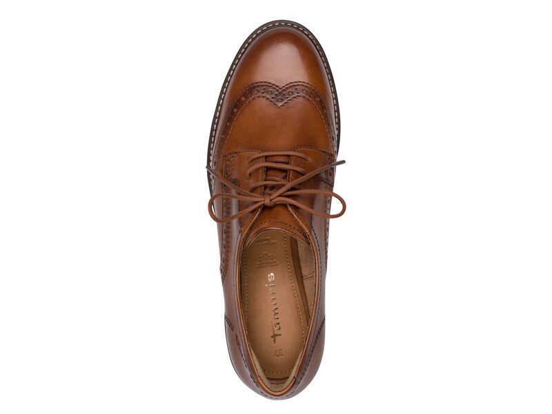 Tamaris - Schn&uuml;rschuhe - Braun 