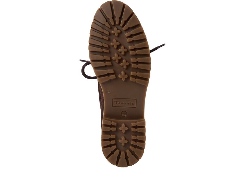 Tamaris - Schn&uuml;rschuhe - Braun 