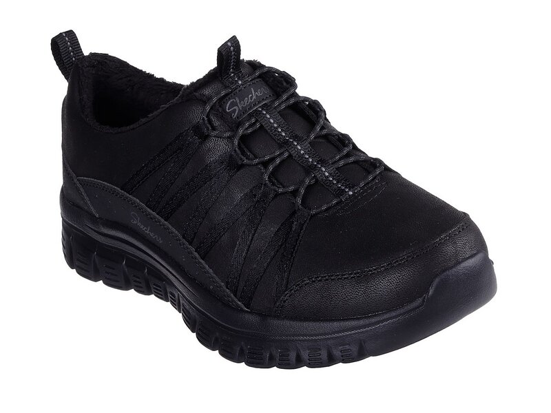 Skechers - GRACEFUL COZY HUG - Schwarz 