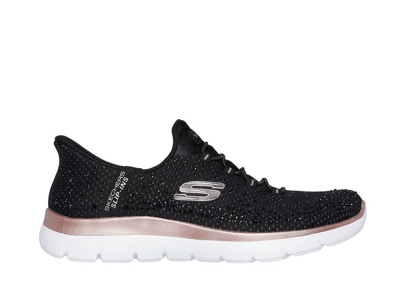 Skechers - SUMMITS BRILLIANT SHINE - Schwarz 