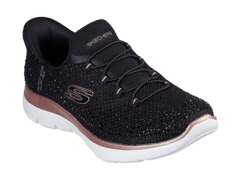 Skechers - SUMMITS BRILLIANT SHINE - Schwarz 