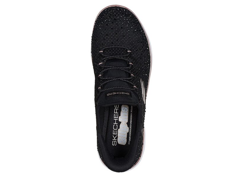 Skechers - SUMMITS BRILLIANT SHINE - Schwarz 