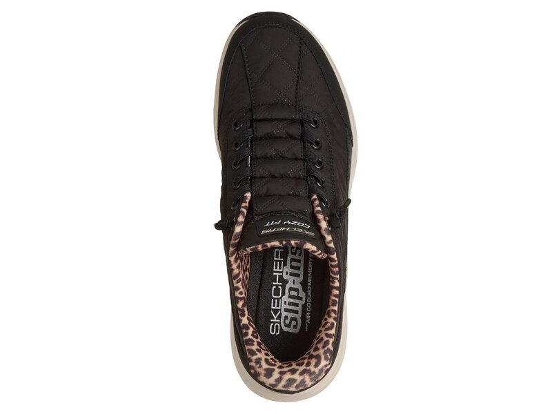 Skechers - CONTOUR FOAM LEOPARD DREAM - Schwarz 