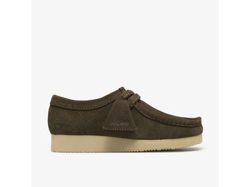 Clarks - Wallabee Lite. - Oliv