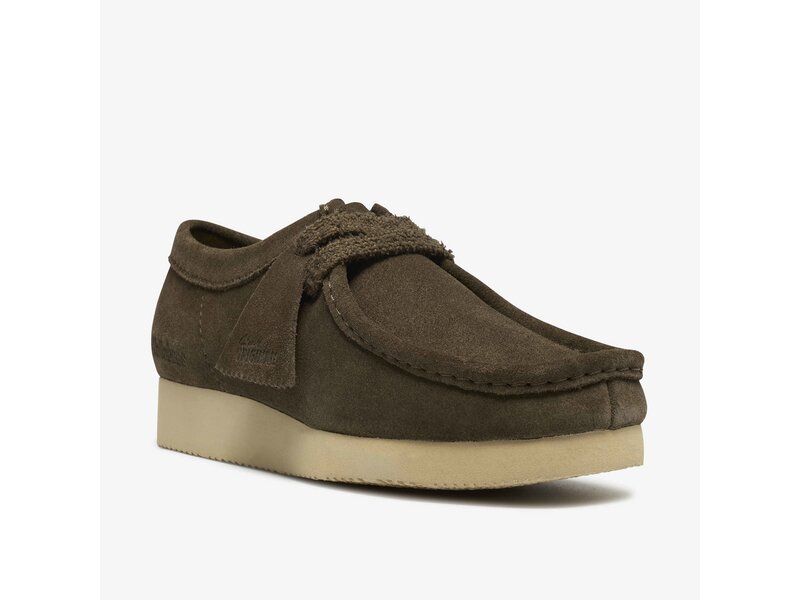 Clarks - Wallabee Lite. - Oliv 
