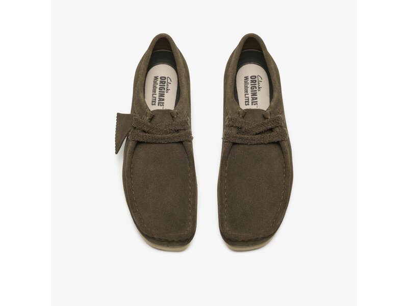 Clarks - Wallabee Lite. - Oliv 