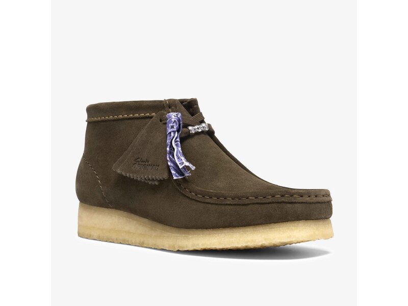 Clarks - Wallabee Boot. - Oliv 
