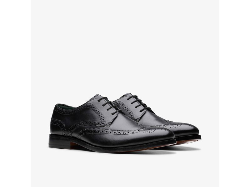 Clarks - CraftJames Tip - Schwarz 