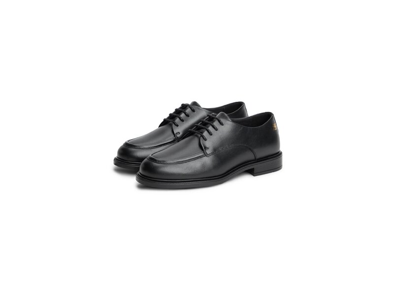 Tommy Hilfiger - Classic Leather Derby Shoe - Schwarz 