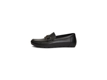Tommy Hilfiger - Th Enamel Charm Leather Mocassin - Schwarz