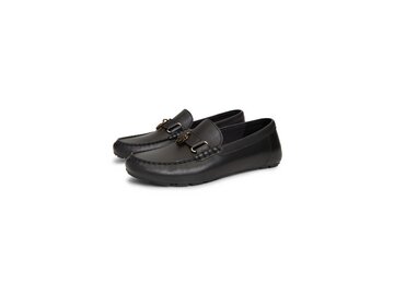 Tommy Hilfiger - Th Enamel Charm Leather Mocassin - Schwarz