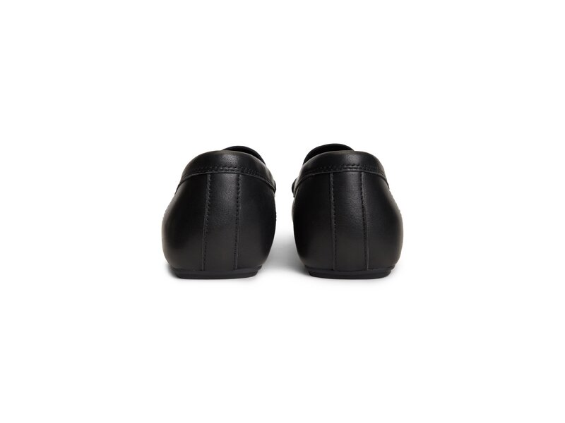 Tommy Hilfiger - Th Enamel Charm Leather Mocassin - Schwarz 