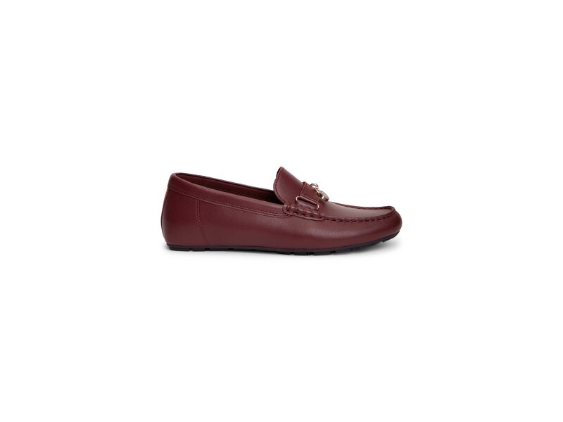 Tommy Hilfiger - Th Enamel Charm Leather Mocassin - Rot 