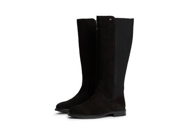 Tommy Hilfiger - Enamel Flag Suede High Chelsea - Schwarz