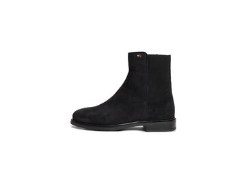 Tommy Hilfiger - Enamel Flag Suede Ankle Chelsea - Blau