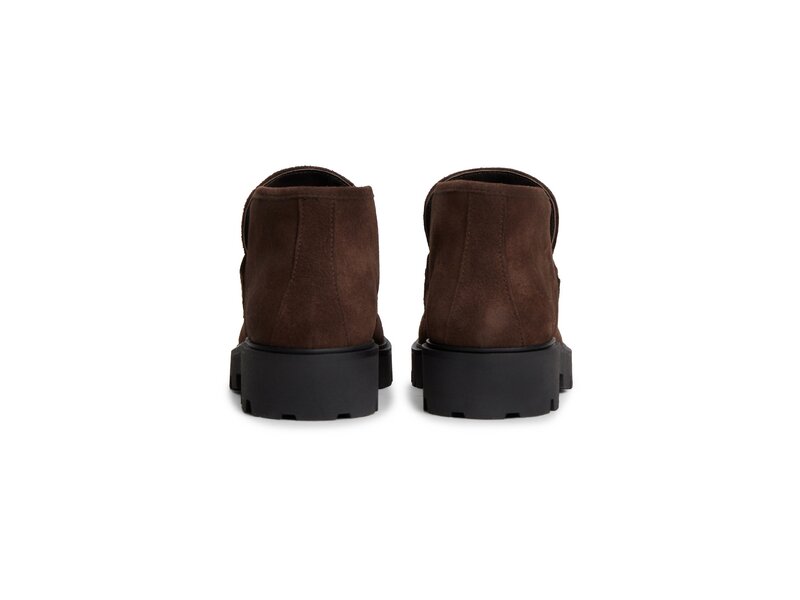 Tommy Hilfiger - Th Enamel Charm Loafer Boot - Braun 