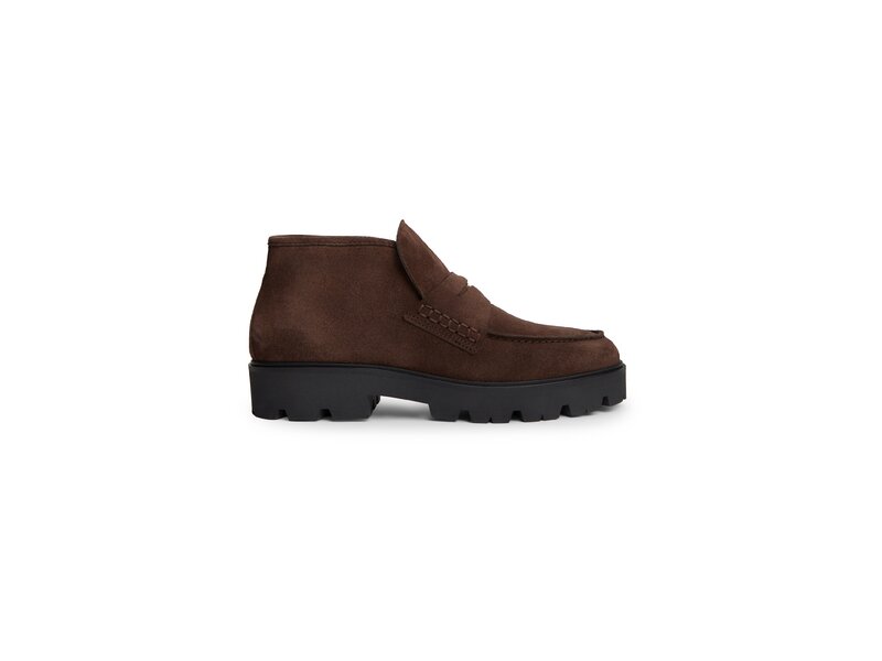Tommy Hilfiger - Th Enamel Charm Loafer Boot - Braun 