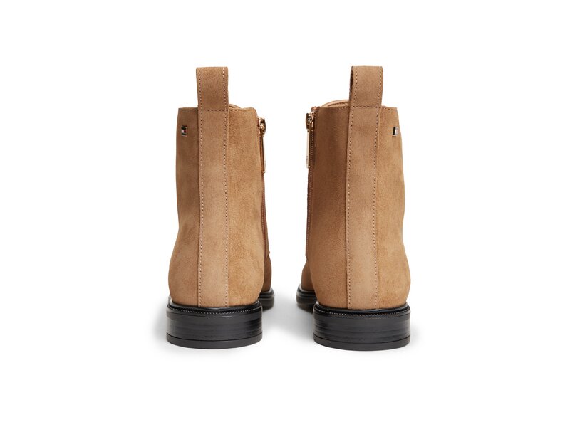 Tommy Hilfiger - Enamel Flag Suede Lace-Up Boot - Gr&uuml;n 