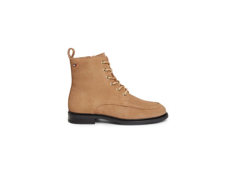 Tommy Hilfiger - Enamel Flag Suede Lace-Up Boot - Gr&uuml;n 