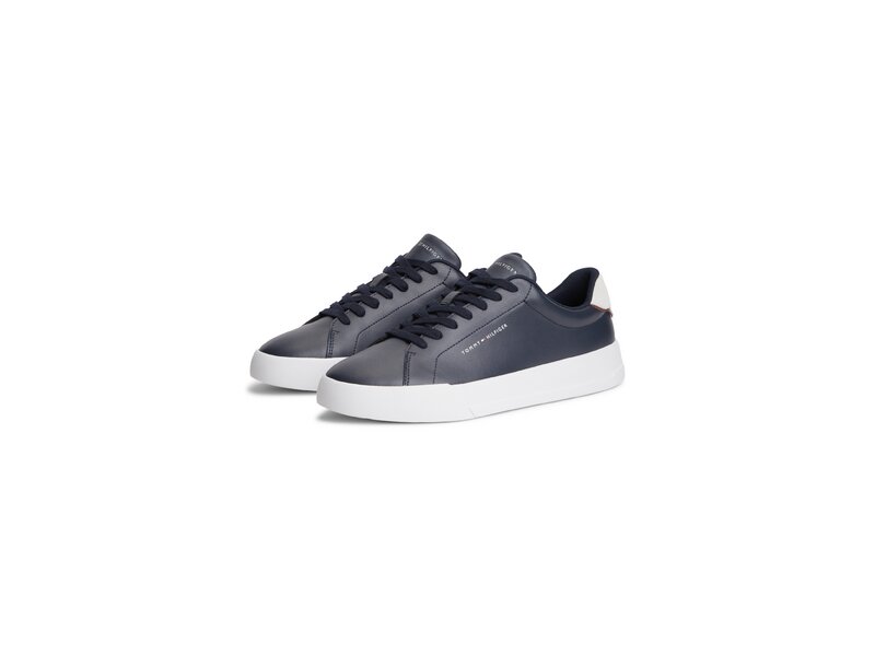 Tommy Hilfiger - Th Court Lth Detail Ess - Blau 
