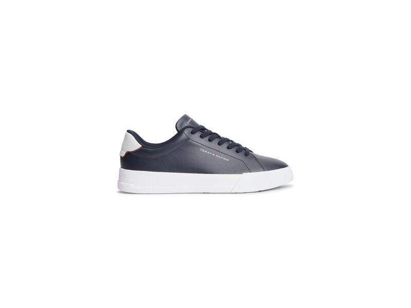 Tommy Hilfiger - Th Court Lth Detail Ess - Blau 