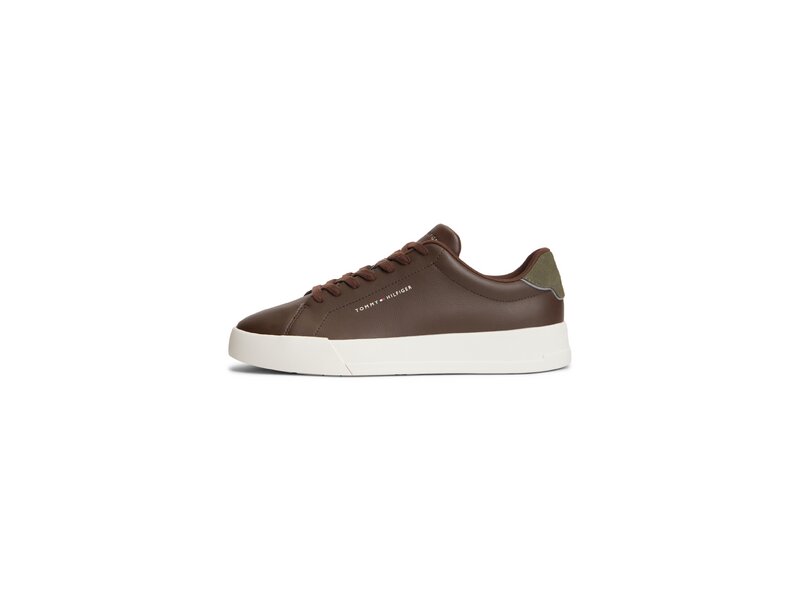 Tommy Hilfiger - Th Court Lth Detail Ess - Braun 