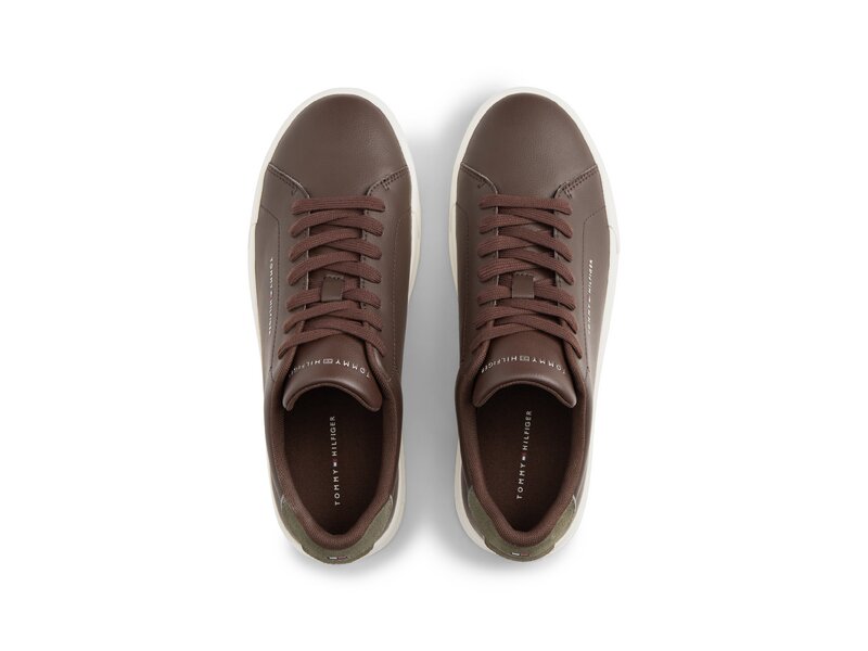 Tommy Hilfiger - Th Court Lth Detail Ess - Braun 