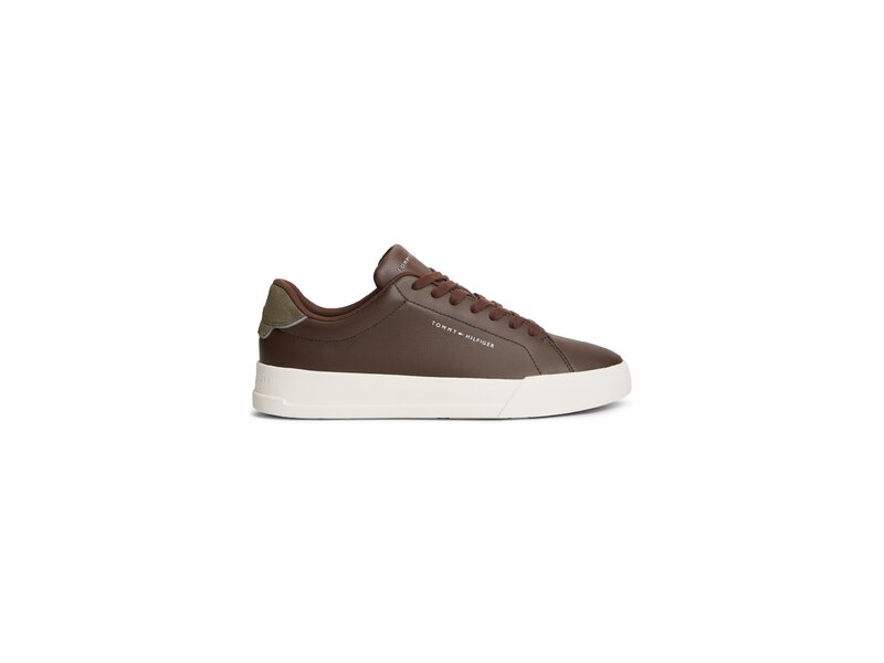 Tommy Hilfiger - Th Court Lth Detail Ess - Braun 