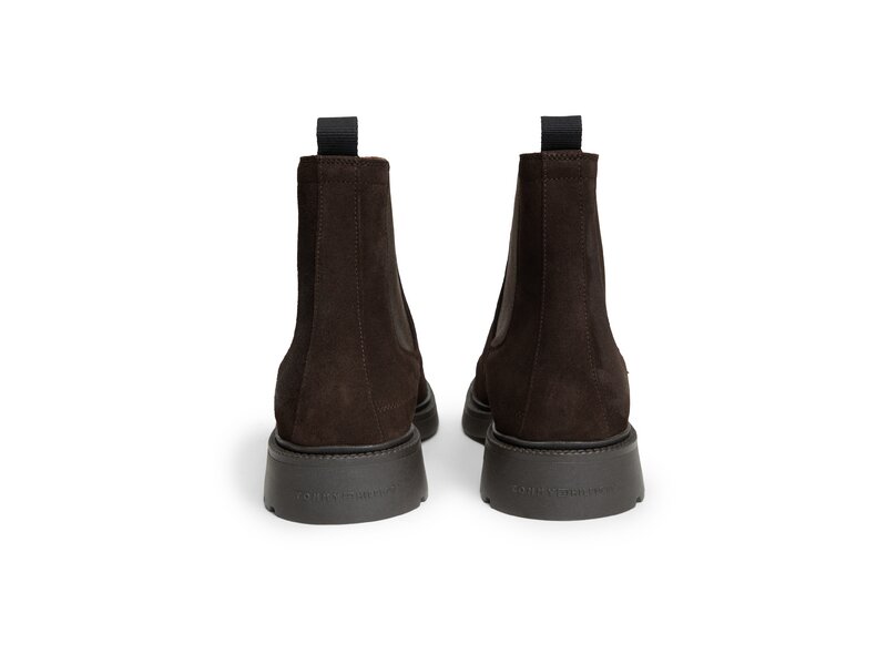 Tommy Hilfiger - Corporate Casual Suede Chelsea - Braun 