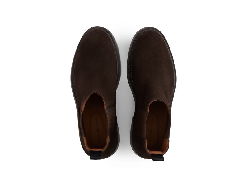 Tommy Hilfiger - Corporate Casual Suede Chelsea - Braun 