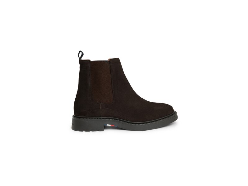 Tommy Hilfiger - Corporate Casual Suede Chelsea - Braun 