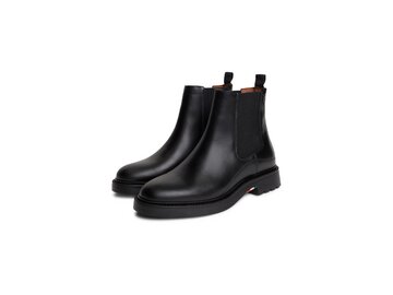 Tommy Hilfiger - Corporate Casual Lth Chelsea - Schwarz