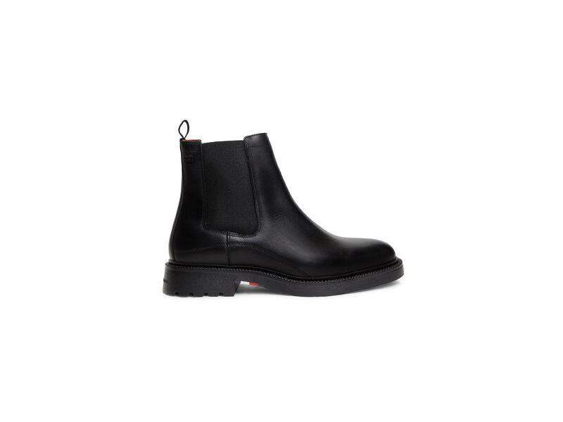 Tommy Hilfiger - Corporate Casual Lth Chelsea - Schwarz 
