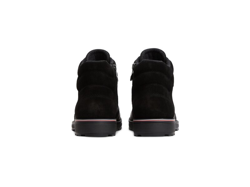 Tommy Hilfiger - Corporate Outdoor Warm Lth Boot - Schwarz 