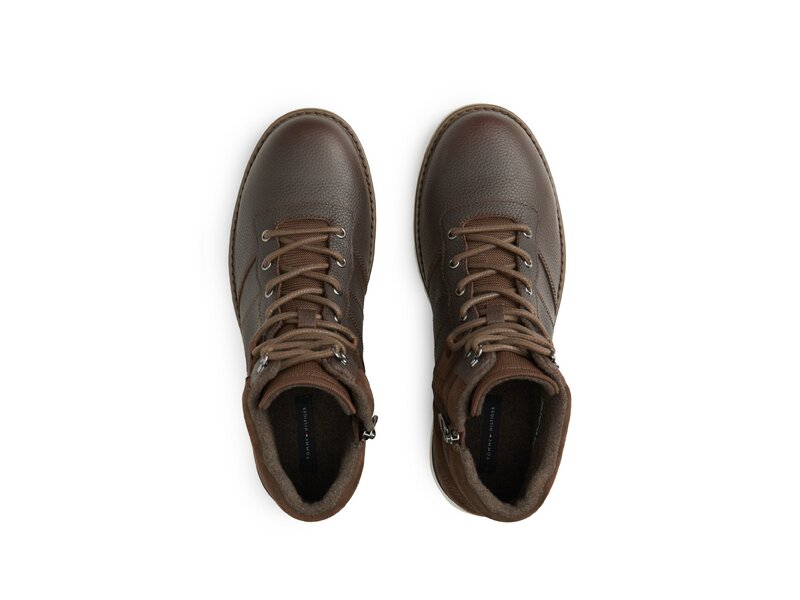 Tommy Hilfiger - Corporate Outdoor Warm Lth Boot - Braun 