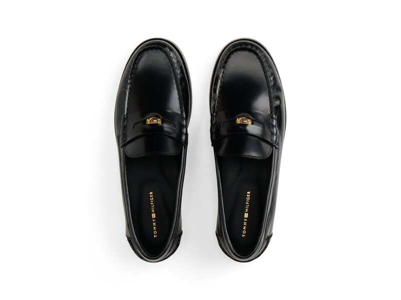 Tommy Hilfiger - Th Penny Bar Abrasivato Loafer - Schwarz 