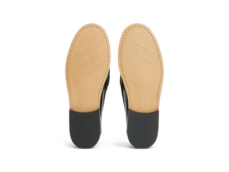 Tommy Hilfiger - Th Penny Bar Abrasivato Loafer - Schwarz 