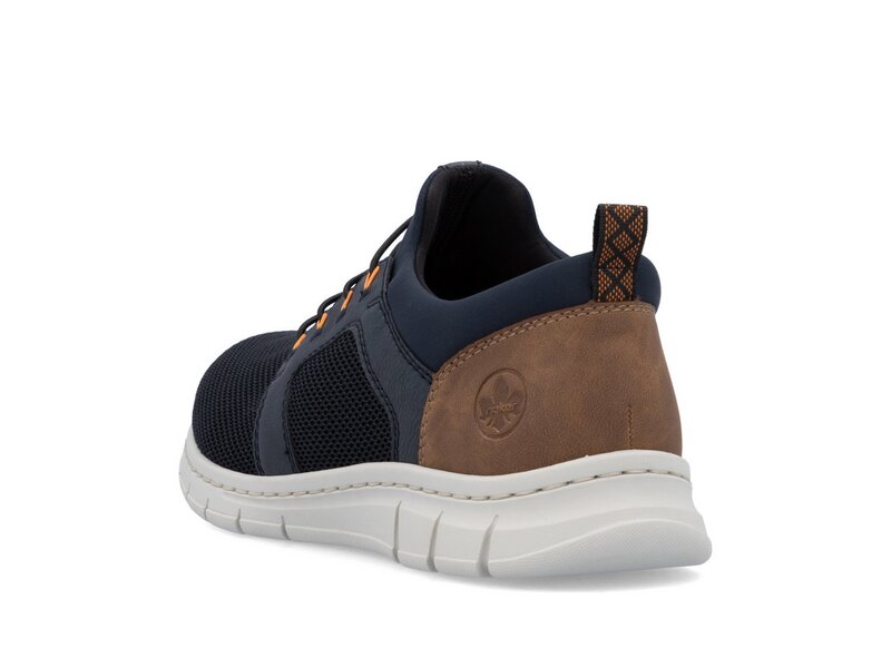 Rieker - Slipper: Knittech20/Almada - Blau 