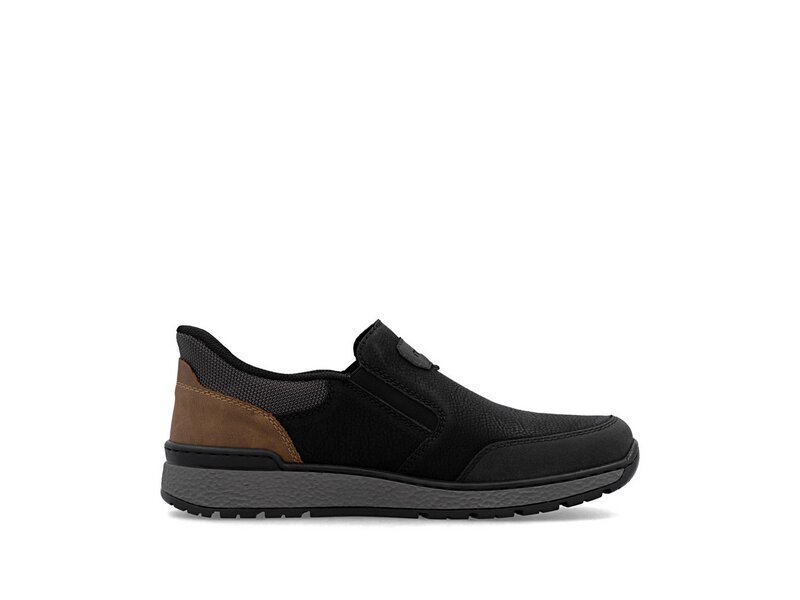 Rieker - Slipper: Burlington/Namur - Schwarz 